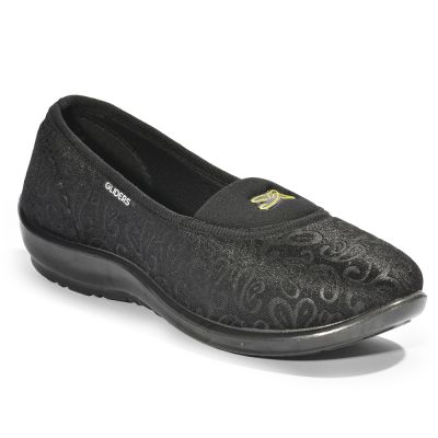 Gliders Casual Ballerina For Ladies (Black) ELENA-171 by Liberty Gliders