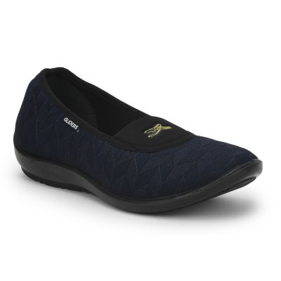 Gliders Casual Ballerina For Ladies (N.Blue) ELENA-131 By Liberty Gliders