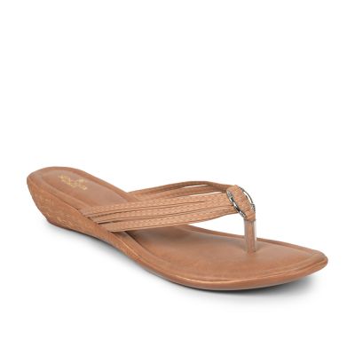 Senorita Casual Thong Sandals For Ladies (BEIGE) ELIZA-13 By Liberty Senorita