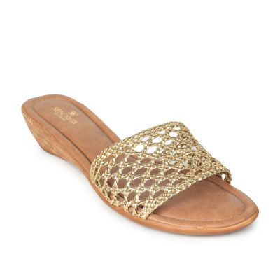 Senorita Fashion (Golden) Sandals For Womens ELIZA-4 By Liberty Senorita