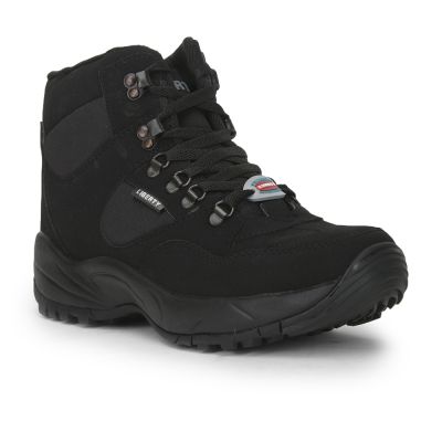 Freedom Casual (Black) Defence Hiking/Trekking Ankle Shoes EVREST-PRM By Liberty Freedom
