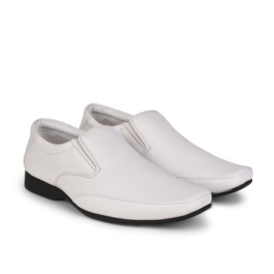 Fortune Men's (White) Penny Loafer Shoes By Liberty Fortune