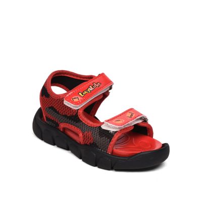 Lucy & Luke (Red) Casual Sandal For Kids FLYNN-34 By Liberty Lucy & Luke