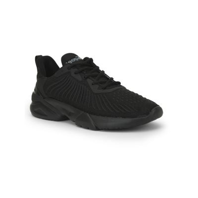 LEAP7X Sports Lacing Shoes For Mens (Black) GESTURE By Liberty LEAP7X