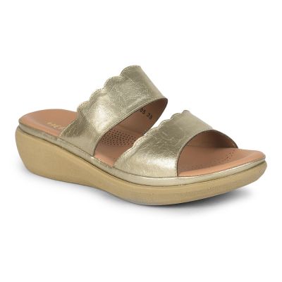Healers Comfort Slippers For Ladies (Golden) GIF-205 by Liberty Healers