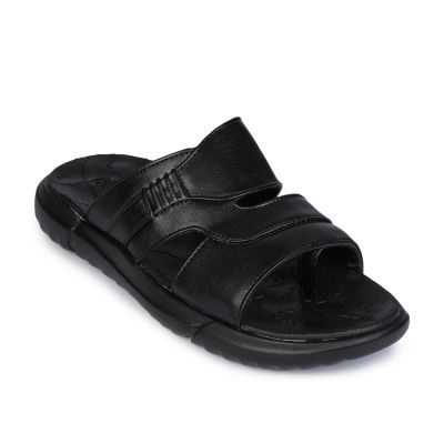 Coolers Casual Slippers Mens (BLACK) GLOBY-1ME By Liberty Coolers