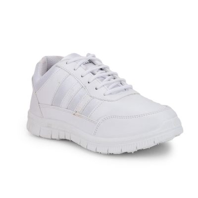 Force 10 School Lacing Shoe For Kids ( White ) Gola-03L By Liberty Force 10