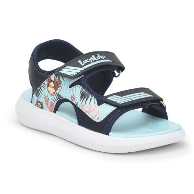 Lucy & Luke Casual Sandal For Kids (N.Blue) HIPPO-15 By Liberty Lucy & Luke