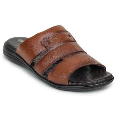 Coolers Formal Slippers For Men (Tan) HOL-66 By Liberty Coolers