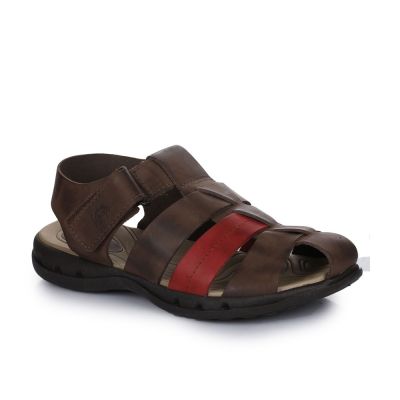 Healers Casual (Brown) Sandals For Mens BRZ-130 By Liberty Healers