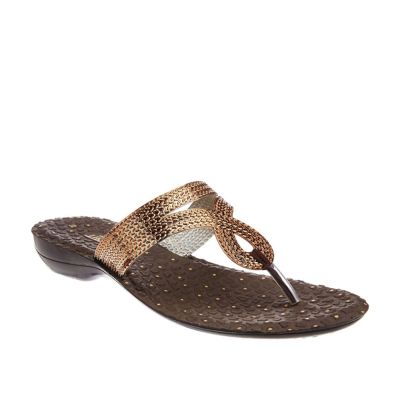 AHA Thong Slippers for Women (Copper) ETHNIC-05 By Liberty A-HA