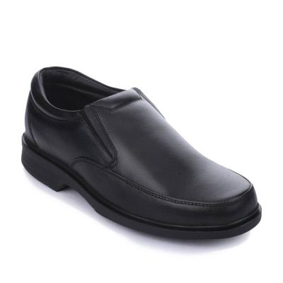 Healers Slip-On Formal Shoes for Men (Black) FL-1413 By Liberty Healers