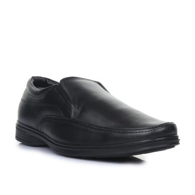 Fortune (Black) Classic Loafer Shoes For Mens RHL-05 By Liberty Fortune