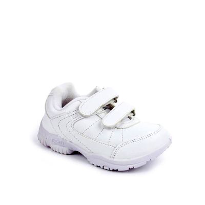 Force 10 Kids Slip-On Sports School Shoes (White) SCHZONE-DV By Liberty Force 10
