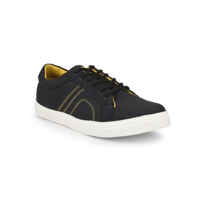 Gliders Casual Lacing Shoes For Mens (Black) HYPER-L1 By Liberty Gliders