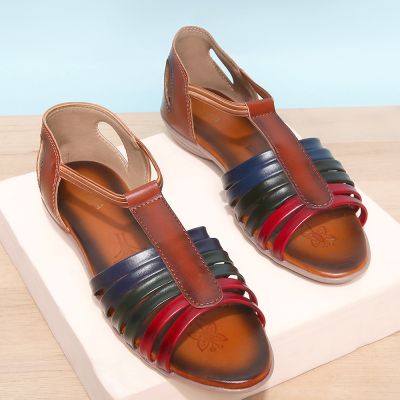 Senorita Casual (Tan) Sandals For Women CH-127 By Liberty Senorita