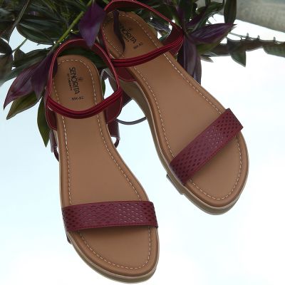 Senorita Casual (Cherry) Sandals For Womens MK-82 By Liberty Senorita