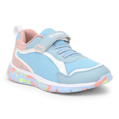 Lucy & Luke Sports Non Lacing Shoes For Kids (S.Blue) JAMIE-126E By Liberty Lucy & Luke