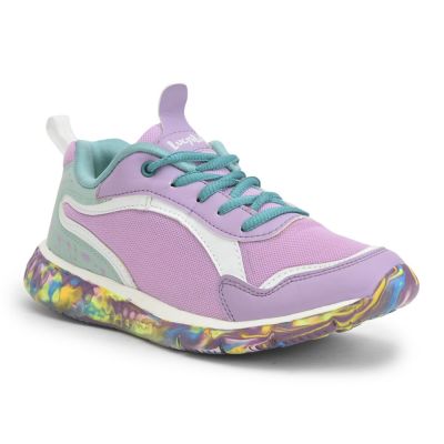 Lucy & Luke Sports Lacing Shoes For Kids (Purple) JAMIE126EL By Liberty Lucy & Luke