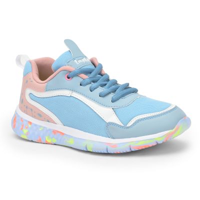 Lucy & Luke Sports Lacing Shoes For Kids (S.Blue) JAMIE126EL By Liberty Lucy & Luke