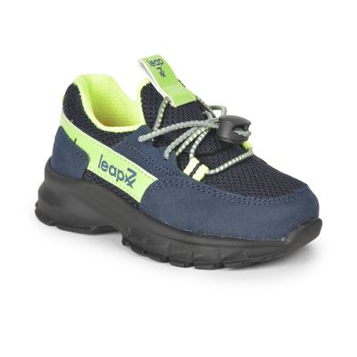 LEAP7X Casual Lacing For Kids (N.Blue) JEEVA-05 by Liberty LEAP7X