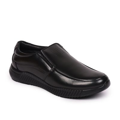Fortune Men's (Black) Classic Loafer Shoes JPL-124 By Liberty Fortune