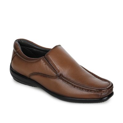 Fortune Men's (Brown) Classic Loafer Shoes Jpl-40 By Liberty Fortune