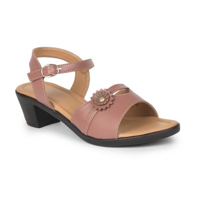 Senorita Casual Sandal For Ladies (Peach) LAF-1097 by Liberty Senorita