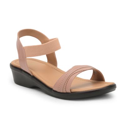 Senorita Casual Sandal For Ladies (Peach) LAF-1121 By Liberty Senorita