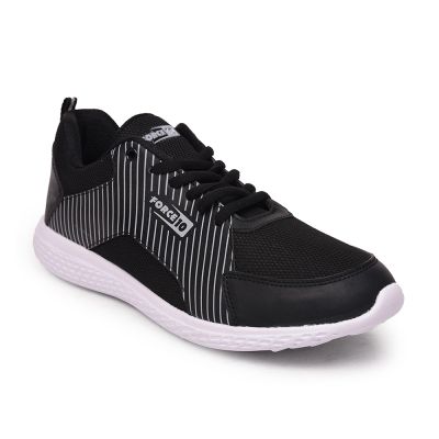Force 10 By Liberty Black Sports Running Shoes For Mens (LOGAN-2 ) Force 10