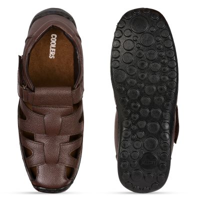 Coolers Tan Formal Sandal For Mens (LOM-428N ) Coolers