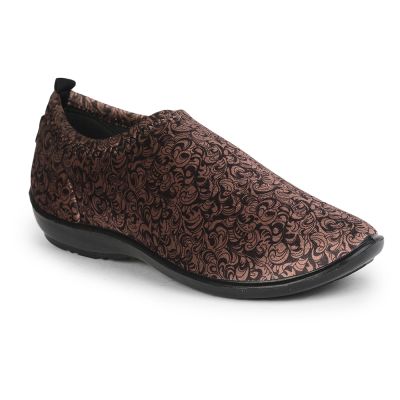 Gliders Casual Ballerina For Ladies (Brown) MARINA-153 by Liberty Gliders
