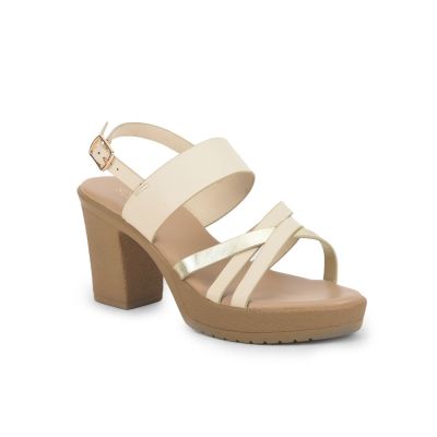 Senorita Fashion Sandal For Ladies (Cream) MDL-79 By Liberty Senorita