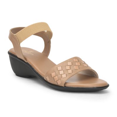 Senorita Casual Sandal For Ladies (Tan) MDL-80 By Liberty Senorita