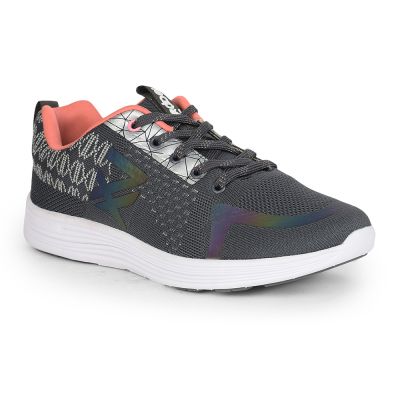LEAP7X Lacing Sports Shoes For Ladies (Grey) NYLA By Liberty LEAP7X
