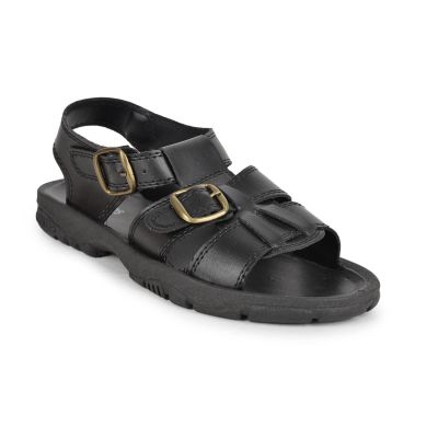 Coolers Casual (Black) Sandals For Mens PHILIP-01 By Liberty Coolers