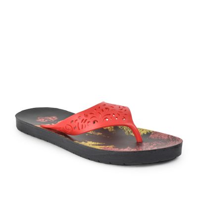 AHA Bin Thong Slippers Ladies (RED) PUCOMFRTL6 By Liberty A-HA