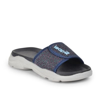 Leap7x Casual Slippers For Kids (N.BLUE) RICKY-16 By Liberty LEAP7X