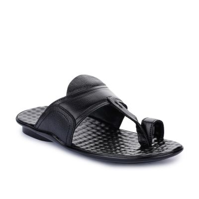 Coolers Men's Black Casual Thong Coolers