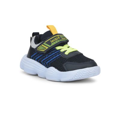 Leap7x Sports Non Lacing Shoes For Kids (N.Blue) RUSH-1 By Liberty LEAP7X