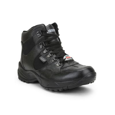 Freedom Casual (Black) Defence Hiking/Trekking Ankle Shoes SHAURYA By Liberty Freedom