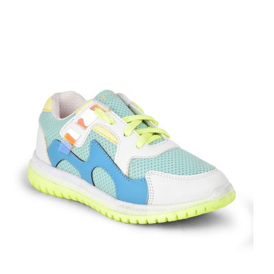 Lucy & Luke Sports Lace Up Shoes For Kids (S.GREEN) SPUNK By Liberty Lucy & Luke