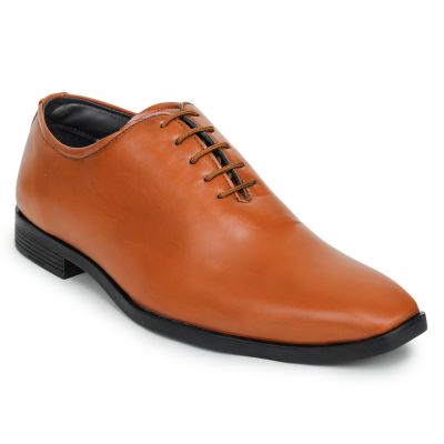 Fortune (Tan) Classic Oxford Shoes For Men SRG-305E By Liberty Fortune