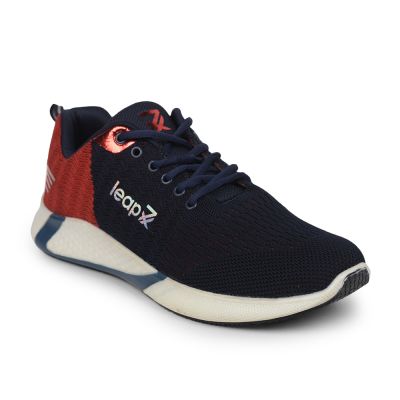 LEAP7X Sports Lace Up Shoes For Mens (RED) TEXES-2 By Liberty LEAP7X