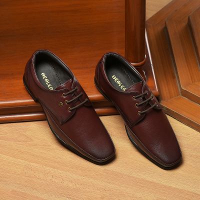 Healers By Liberty Mens UVL-125 Cherry Formal Lacing Shoes Healers