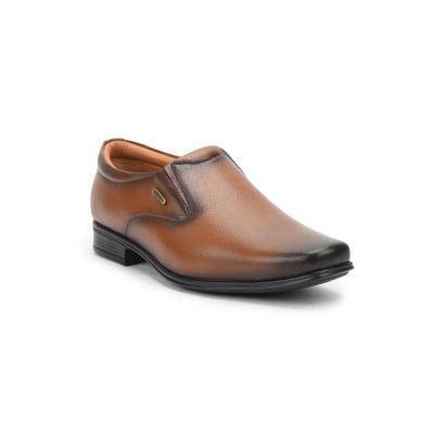 Fortune Formal Non Lacing Shoe For Mens ( Tan ) Uvl-306 By Liberty Fortune