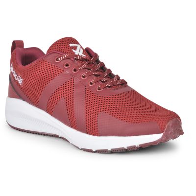 LEAP7X Sports Lacing For Mens (Maroon) VOONIK-05 by Liberty LEAP7X