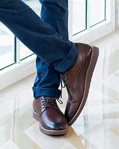 Stylish Men's Synthetic Brown Casual Shoes